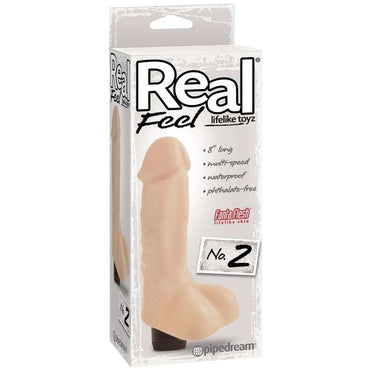 Vibratore Real Feel con Venature Stimolanti e Tecnologia Multivelocità